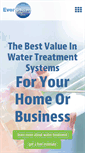 Mobile Screenshot of evercleanwatertreatmentsystems.com